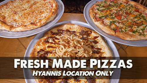 Hyannis Pizza Menu